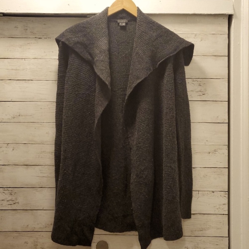 Theory Wool Open Front Cardigan - image 2